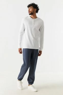 Mens Basic Elastic Waist Pull-On Jogger