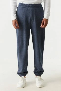 Mens Basic Elastic Waist Pull-On Jogger