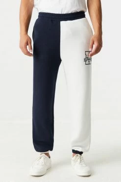 Mens Urban Heritage Graphic Colour Block Jogger