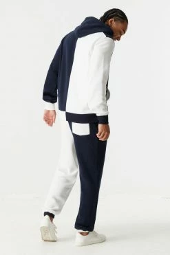 Mens Urban Heritage Graphic Colour Block Jogger