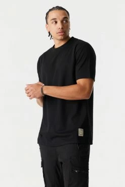 Mens Tops Crew Neck T-Shirt