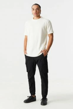 Mens Tops Crew Neck T-Shirt