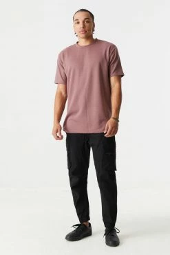 Mens Tops Crew Neck T-Shirt