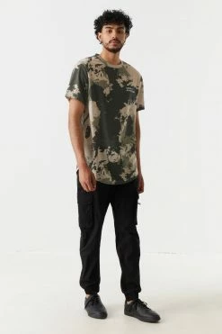 Mens Camo Print Code Alpha Graphic T-Shirt
