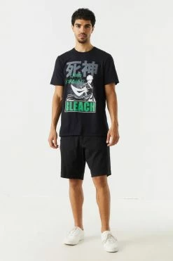Mens Bleach Anime Graphic T-Shirt Tops 5 Mens Bleach Anime Graphic T-Shirt Tops