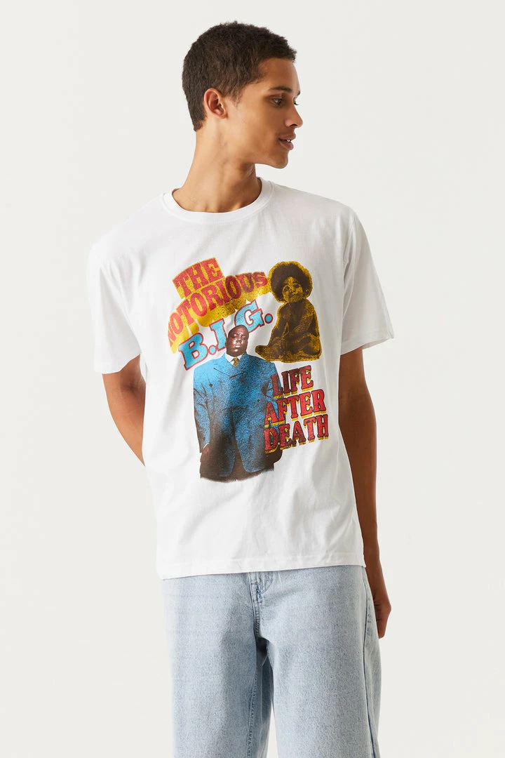 Mens Life After Biggie Graphic T-Shirt 1 Mens Life After Biggie Graphic T-Shirt