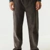 Mens Bottoms Relaxed Wide Leg Corduroy Jogger