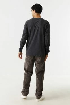 Mens Bottoms Relaxed Wide Leg Corduroy Jogger