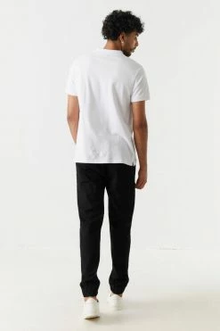 Mens Online Exclusive Basic Self-Tie Drawstring Waist Jogger