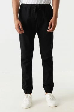 Mens Online Exclusive Basic Self-Tie Drawstring Waist Jogger
