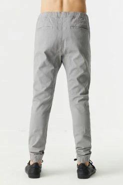 Mens Online Exclusive Basic Self-Tie Drawstring Waist Jogger