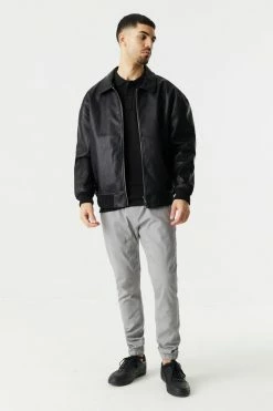 Mens Online Exclusive Basic Self-Tie Drawstring Waist Jogger