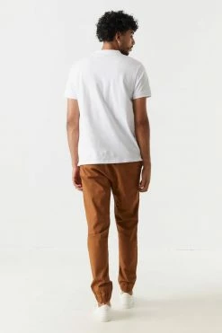 Mens Online Exclusive Basic Self-Tie Drawstring Waist Jogger