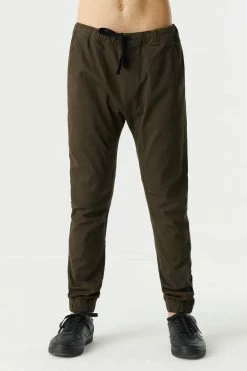 Mens Online Exclusive Basic Self-Tie Drawstring Waist Jogger