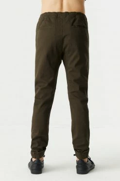 Mens Online Exclusive Basic Self-Tie Drawstring Waist Jogger