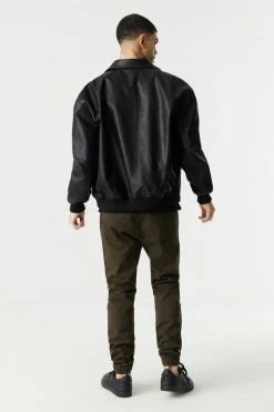 Mens Online Exclusive Basic Self-Tie Drawstring Waist Jogger