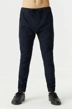 Mens Online Exclusive Basic Self-Tie Drawstring Waist Jogger