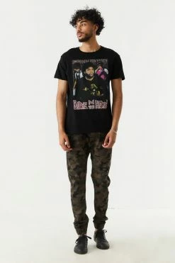 Mens Camo Print Basic Jogger