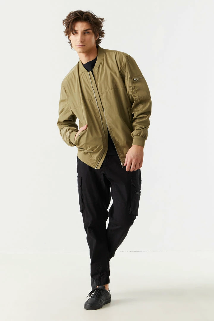 Mens Online Exclusive Zip-Up Bomber Jacket 8 Mens Online Exclusive Zip-Up Bomber Jacket