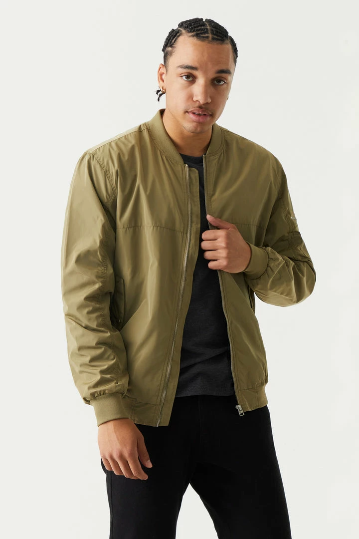 Mens Online Exclusive Zip-Up Bomber Jacket 6 Mens Online Exclusive Zip-Up Bomber Jacket