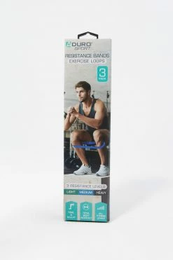 Mens Active Resistance Band Set (3 Pack)