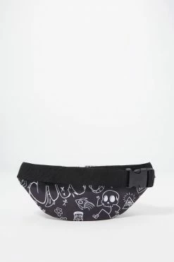 Mens Alien Print Fanny Pack