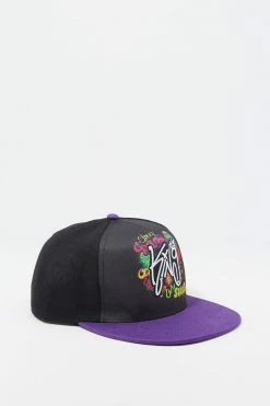 Mens Graffiti King Graphic Snapback Baseball Cap