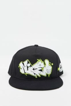 Mens Nice Graffiti Graphic Snapback Baseball Cap Online Exclusive