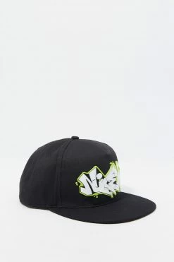 Mens Nice Graffiti Graphic Snapback Baseball Cap Online Exclusive