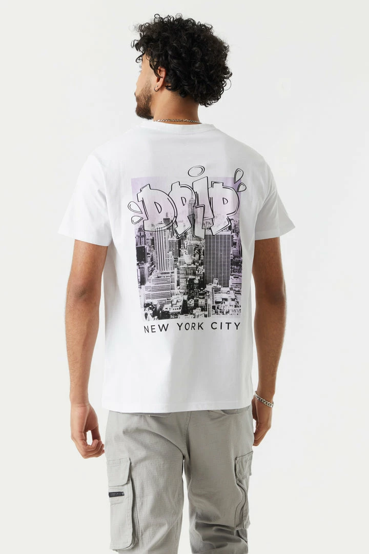 Mens NYC Drip Graphic T-Shirt Online Exclusive 1 Mens NYC Drip Graphic T-Shirt Online Exclusive