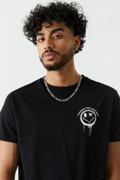 Mens Thanks For Smiling Graphic T-Shirt