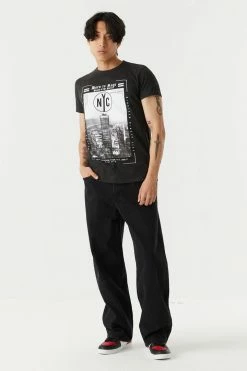 Mens Online Exclusive NYC Born To Rage Graphic T-Shirt 5 Mens Online Exclusive NYC Born To Rage Graphic T-Shirt