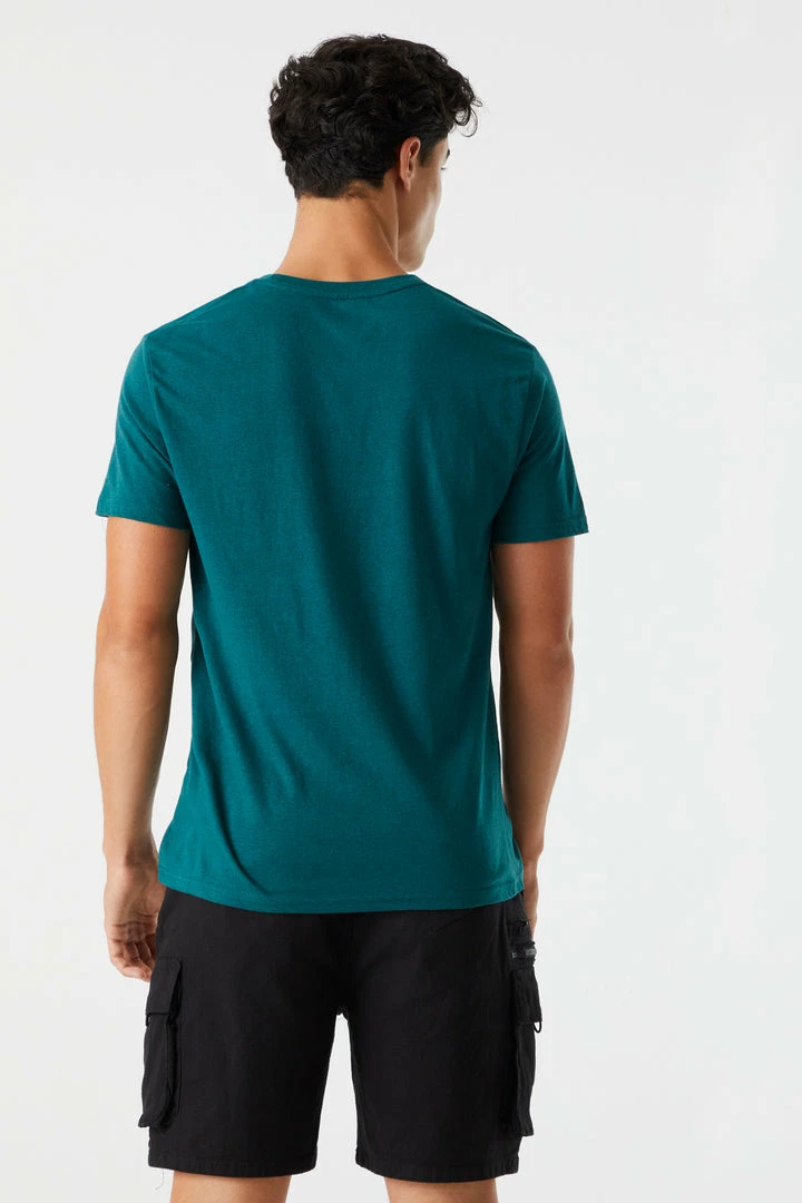 Mens Tops Royal Teddy Spray Paint Graphic T-Shirt 2 Mens Tops Royal Teddy Spray Paint Graphic T-Shirt