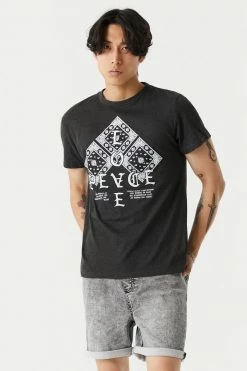 Mens Online Exclusive Love And Peace Graphic T-Shirt