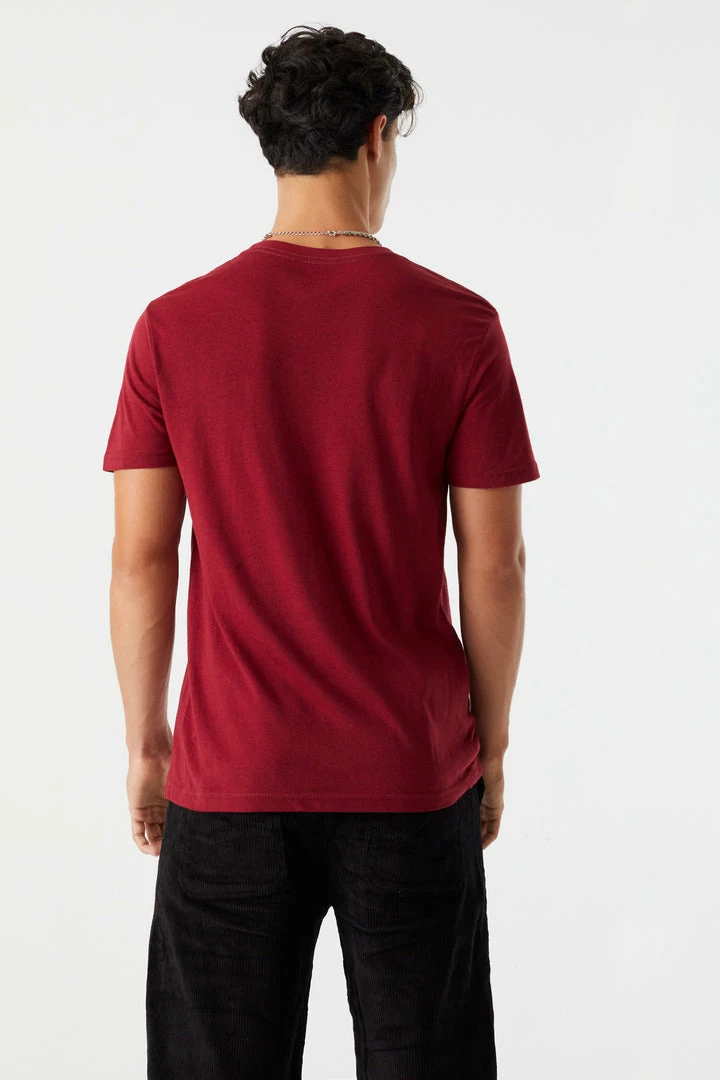 Mens Red Sun Dragon Graphic T-Shirt 2 Mens Red Sun Dragon Graphic T-Shirt