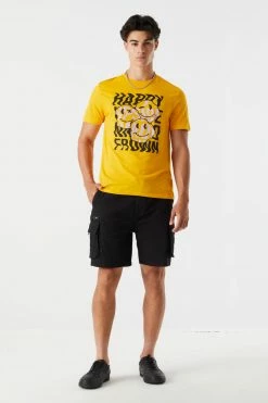 Mens Moody Smiles Graphic T-Shirt