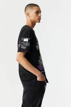 Mens Keep Calm Graffiti Bear Graphic Boxy T-Shirt Online Exclusive 7 Mens Keep Calm Graffiti Bear Graphic Boxy T-Shirt Online Exclusive