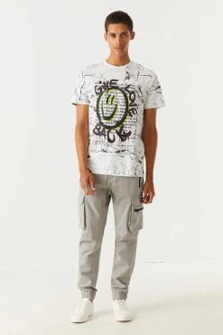 Mens Give Love Back Graffiti Graphic T-Shirt