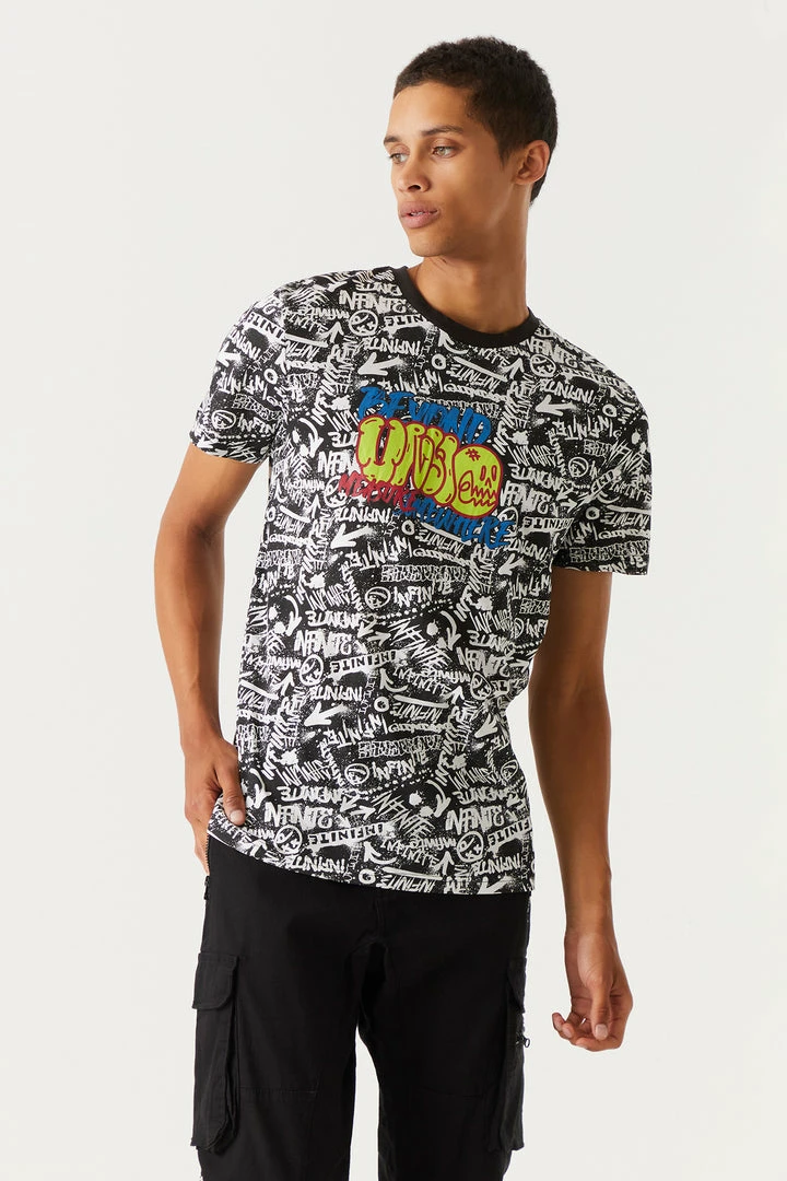 Mens Online Exclusive Infinite Print Beyond Graphic T-Shirt 2 Mens Online Exclusive Infinite Print Beyond Graphic T-Shirt