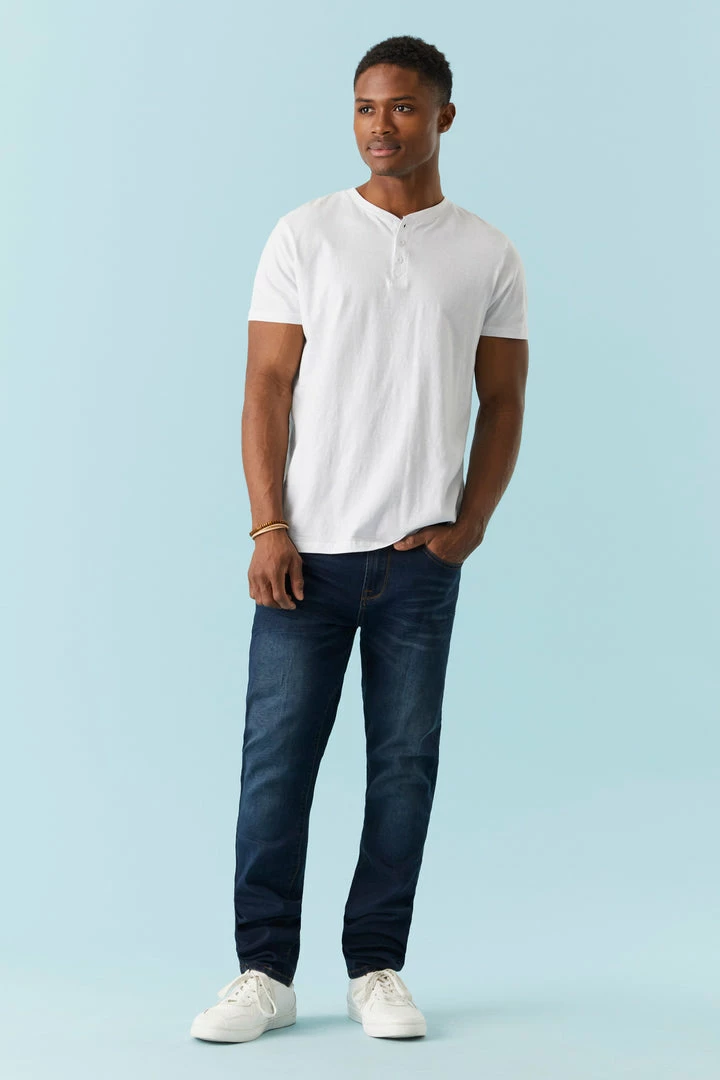 Mens Dark Wash Skinnest Jean Bottoms 2 Mens Dark Wash Skinnest Jean Bottoms