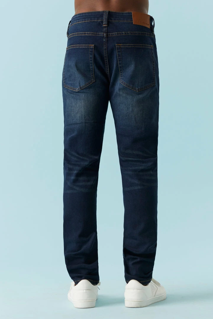 Mens Dark Wash Skinnest Jean Bottoms 3 Mens Dark Wash Skinnest Jean Bottoms