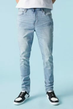 Mens Bottoms Light Wash Skinny Jean