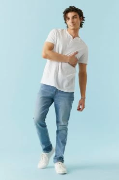 Mens Online Exclusive Medium Wash Slim Jean