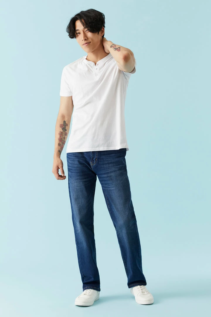 Mens Bottoms Medium Wash Relaxed Jean 2 Mens Bottoms Medium Wash Relaxed Jean