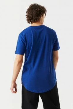Mens Everyday Longline Crew Neck T-Shirt