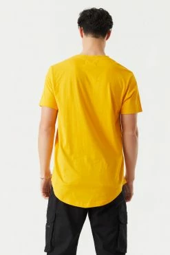 Mens Everyday Longline Crew Neck T-Shirt