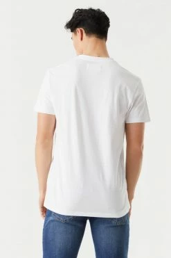 Mens Everyday Heather Knit V-Neck T-Shirt Tops