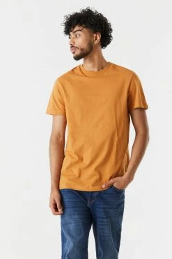 Mens Tops Everyday Crew Neck T-Shirt