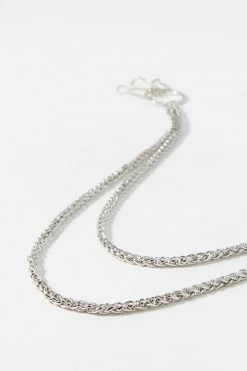 Mens Online Exclusive Layered Metal Wallet Chain