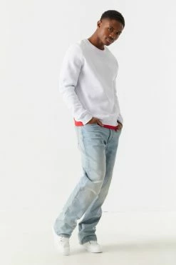 Mens Lace-Up Front High-Top Sneakers